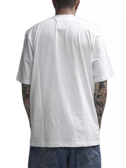 Camiseta Masculina Chocolate Square Manga Curta Estampada - Branco