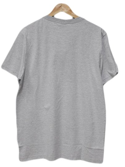 Camiseta Masculina Creature Logo Flame Manga Curta Estampada - Cinza/Mescla