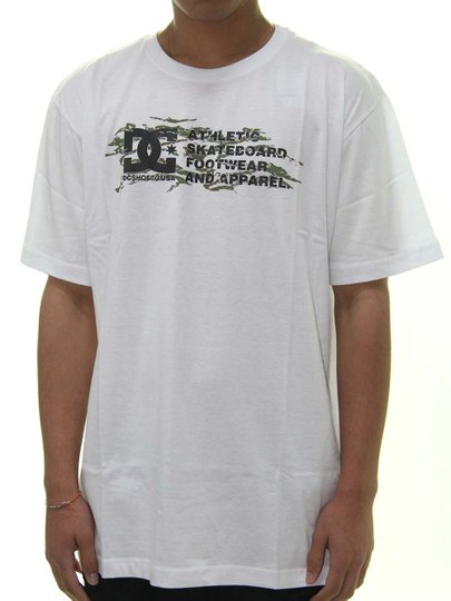 Camiseta Masculina DC Basica M/C Full Transition Manga Curta Estampada - Branco
