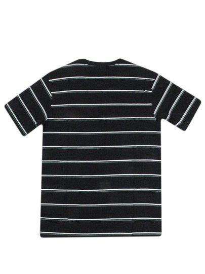 Camiseta Masculina DC Kingspin Stripe Manga Curta Estampada - Preto