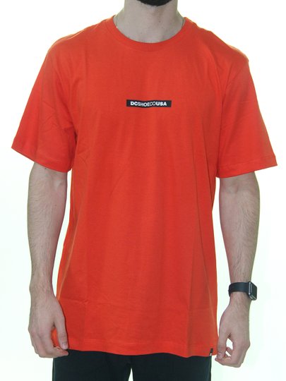 Camiseta Masculina DC Minimal Manga Curta Estampada - Vermelho
