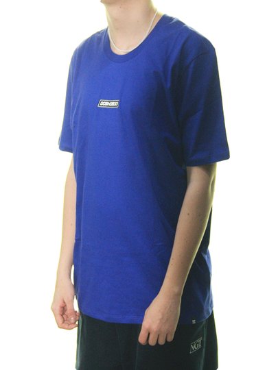 Camiseta Masculina DC Printed Patch Manga Curta Estampada - Royal