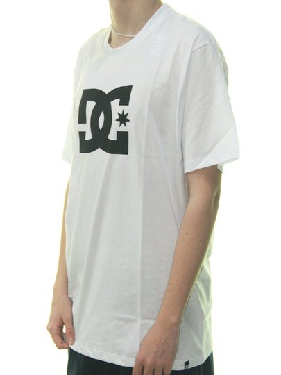 Camiseta Masculina DC Star Manga Curta Estampada - Branco