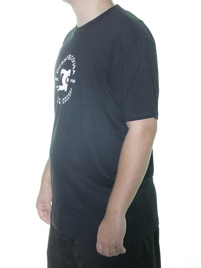 Camiseta Masculina DC Star Pilot Manga Curta Estampada - Preto