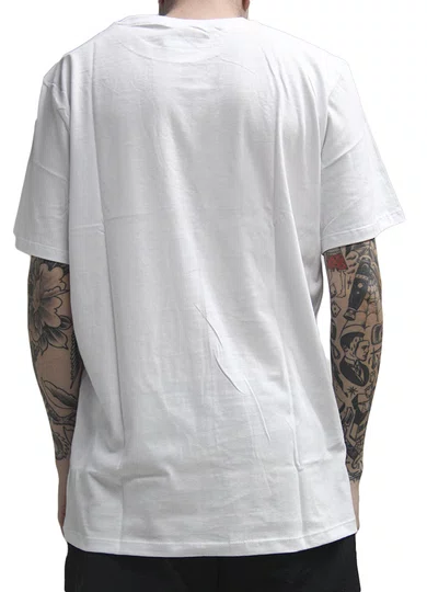 Camiseta Masculina DC Transfer Manga Curta Estampada - Branco