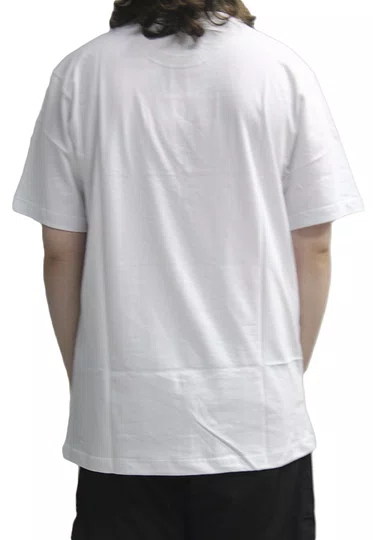 Camiseta Masculina DC Transfer Manga Curta Estampada - Branco