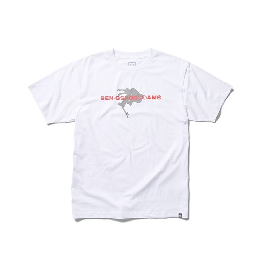 Camiseta Masculina DC x Ben G Tre Flip Manga Curta Estampada - Branco