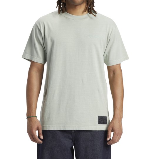Camiseta Masculina DC X Star Wars Grogu The Child Manga Curta Estampada - Verde