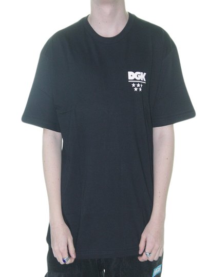 Camiseta Masculina DGK All Star Manga Curta Estampada - Preto