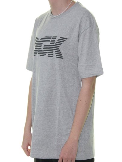 Camiseta Masculina DGK Levels Tee Manga Curta Estampada - Cinza Mesclado