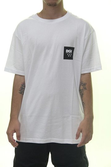 Camiseta Masculina DGK New All Star Pack Manga Curta Estampada - Branco 