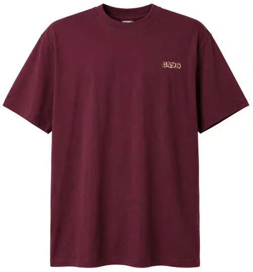 Camiseta Masculina Dhoo Street Manga Curta Estampada - Bordo