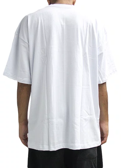 Camiseta Masculina Diamond Classic Oversized Manga Curta Estampada - Branco