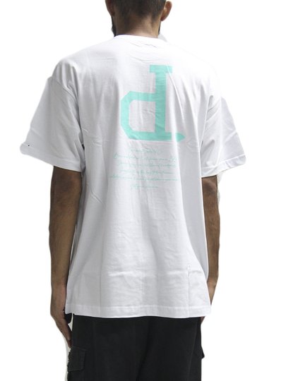 Camiseta Masculina Diamond Polo Script Manga Curta Estampada - Branco