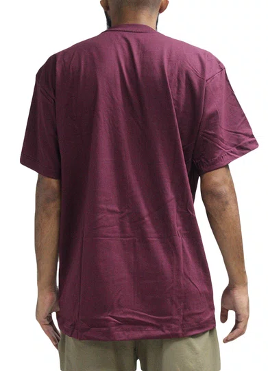 Camiseta Masculina Diamond Small Og Sing Manga Curta Estampada - Bordo