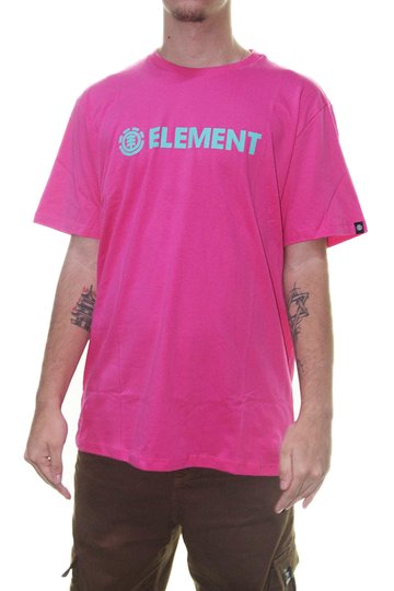 Camiseta Masculina Element Blazin Manga Curta Estampada - Rosa