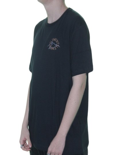 Camiseta Masculina Element Glacier Manga Curta Estampada - Preto