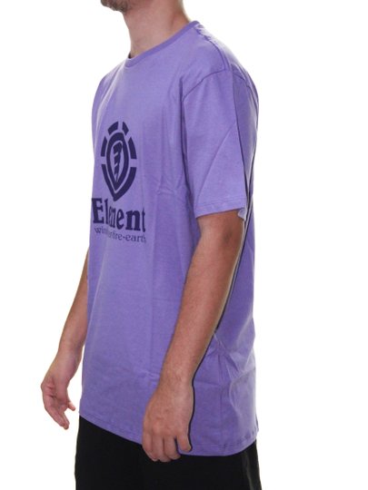Camiseta Masculina Element M/C Vertical Manga Curta Estampada - Roxo Claro