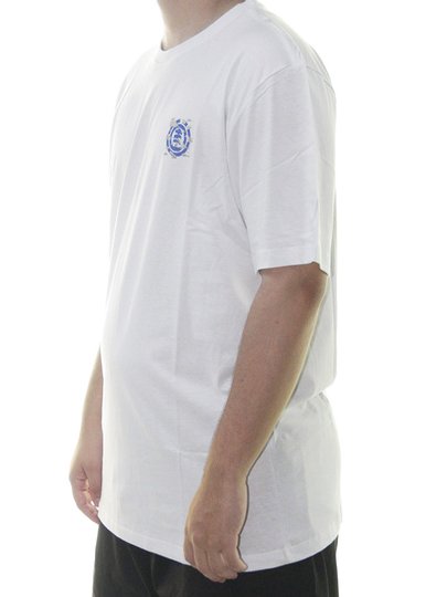 Camiseta Masculina Element Nimbos Manga Curta Estampada - Branco