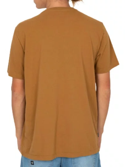 Camiseta Masculina Element Skateboard Manga Curta Estampada - Marrom