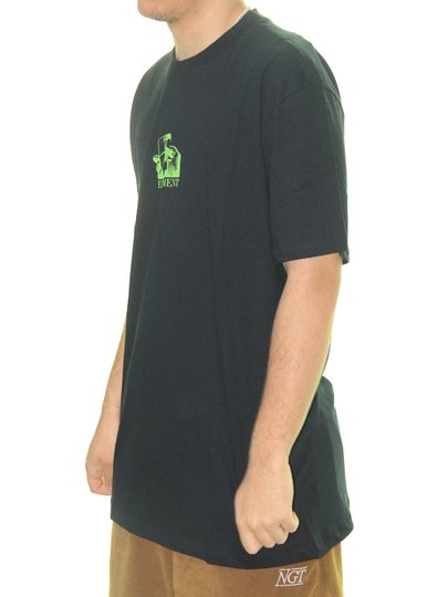 Camiseta Masculina Element Spider Manga Curta Estampada - Preto