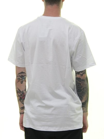 Camiseta Masculina Element Vertical Manga Curta - Branco