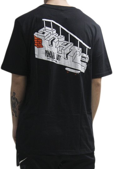 Camiseta Masculina Federal Art BZ Manga Curta Estampada - Preto