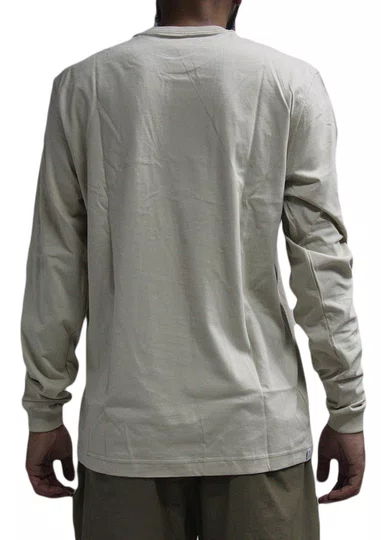 Camiseta Masculina Freesurf Cool Manga Longa Estampada - Bege