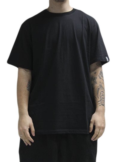 Camiseta Masculina Freesurf Essential Cool Manga Curta Estampada - Preto