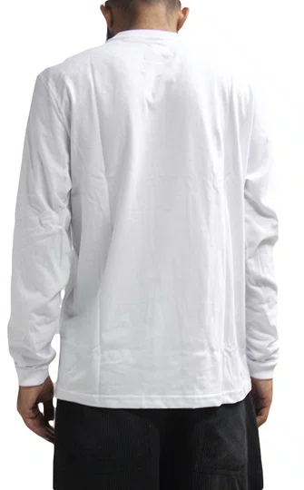 Camiseta Masculina Freesurf Logo Manga Longa Estampada - Branco