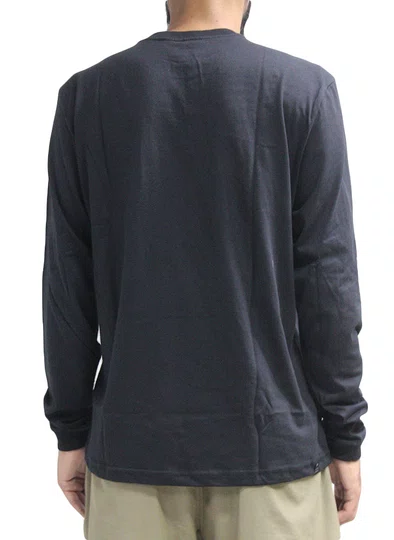 Camiseta Masculina Freesurf Logo Manga Longa Estampada - Preto