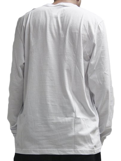 Camiseta Masculina Freesurf Minimal Manga Longa Estampada  - Branco