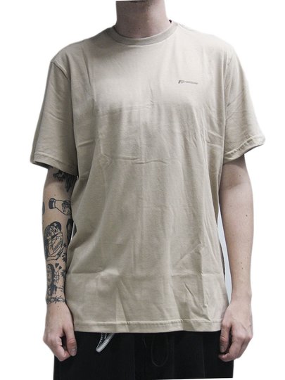 Camiseta Masculina Freesurf Ocean Manga Curta Estampada - Caqui