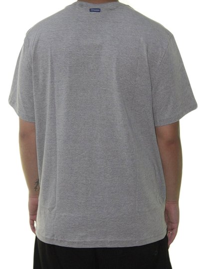 Camiseta Masculina Freesurf Pôr Do Sol Manga Curta Estampada - Cinza Mesclado