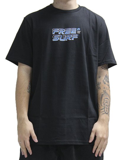 Camiseta Masculina Freesurf Tech - Preto