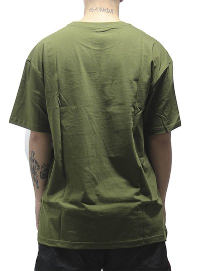 Camiseta Masculina Grizzly Mini Og Stamp Manga Curta Estampada - Verde