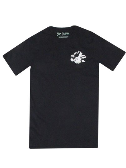 Camiseta Masculina Grow Bongrow Manga Curta Estampada - Preto