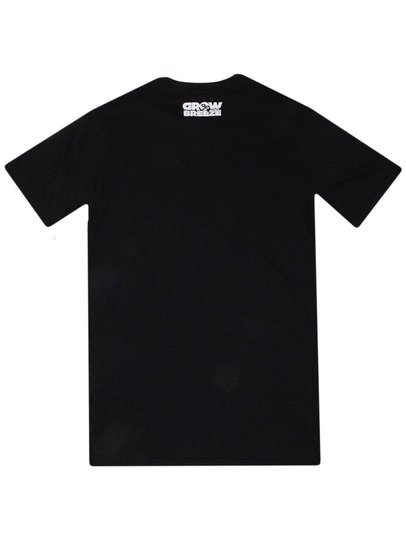 Camiseta Masculina Grow Bongrow Manga Curta Estampada - Preto