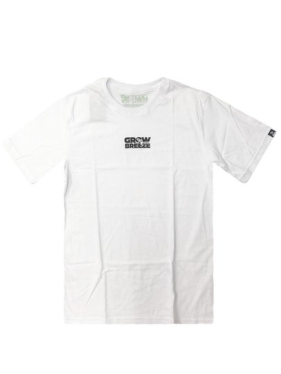 Camiseta Masculina Grow Breeze Manga Curta Estampada - Branco