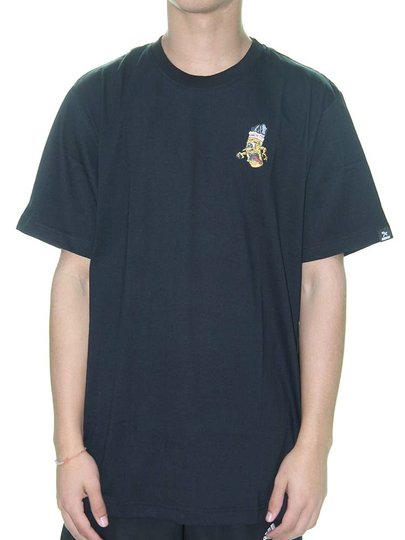 Camiseta Masculina Grow Cigarrete Manga Curta Estampada - Preto