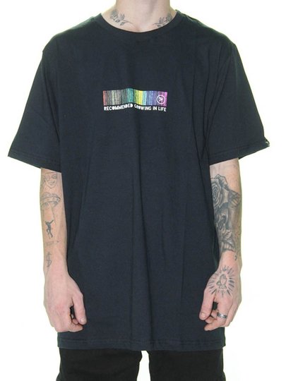 Camiseta Masculina Grow Color Palette Manga Curta Estampado - Preto