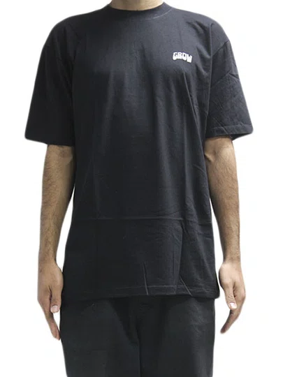 Camiseta Masculina Grow Deforms Manga Curta Estampada - Preto