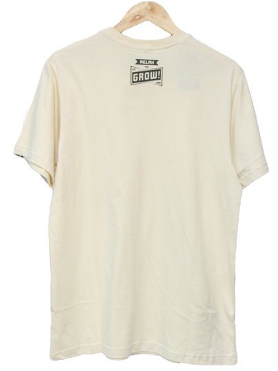 Camiseta Masculina Grow Etiq Big - Caqui
