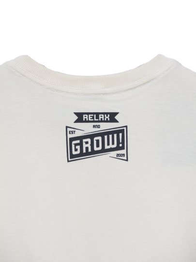 Camiseta Masculina Grow Etiq Big - Caqui