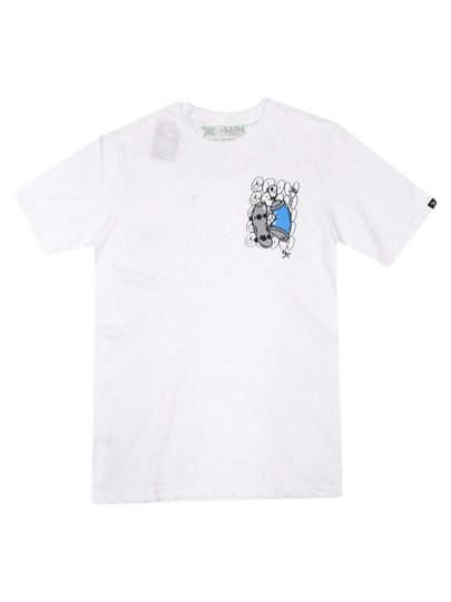 Camiseta Masculina Grow Grafitti Manga Curta Estampada - Branco