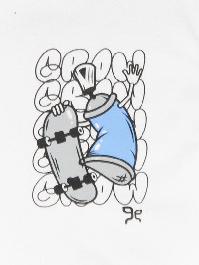 Camiseta Masculina Grow Grafitti Manga Curta Estampada - Branco