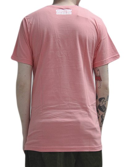 Camiseta Masculina Grow Line Manga Curta Estampada - Rosa