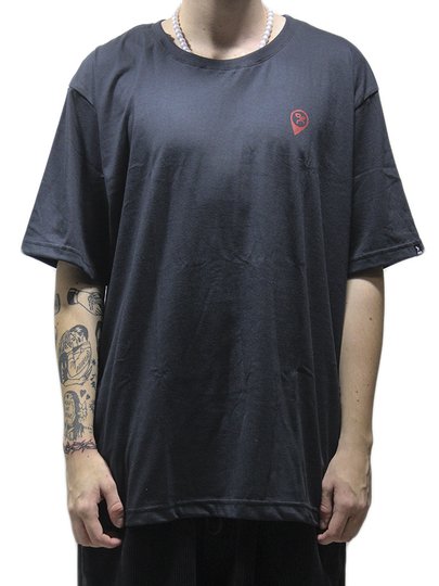 Camiseta Masculina Grow Location - Preto