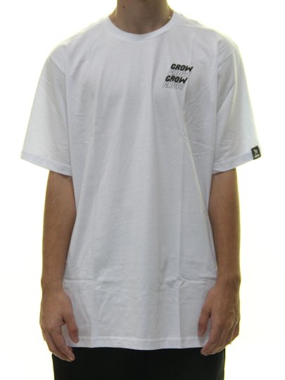 Camiseta Masculina Grow Mirror Manga Curta - Branco