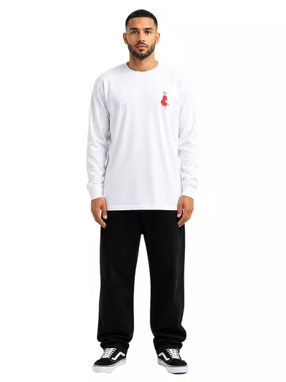 Camiseta Masculina Grow Pantera Manga Curta Estampada - Branco